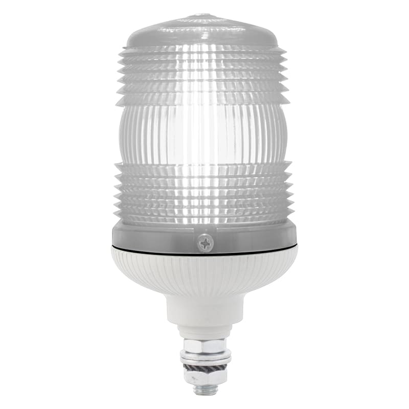 SIRENA - MINIFLASH X , luce a flash, Xeno, IP 54, V12/24ACDC, base GRIGIA P