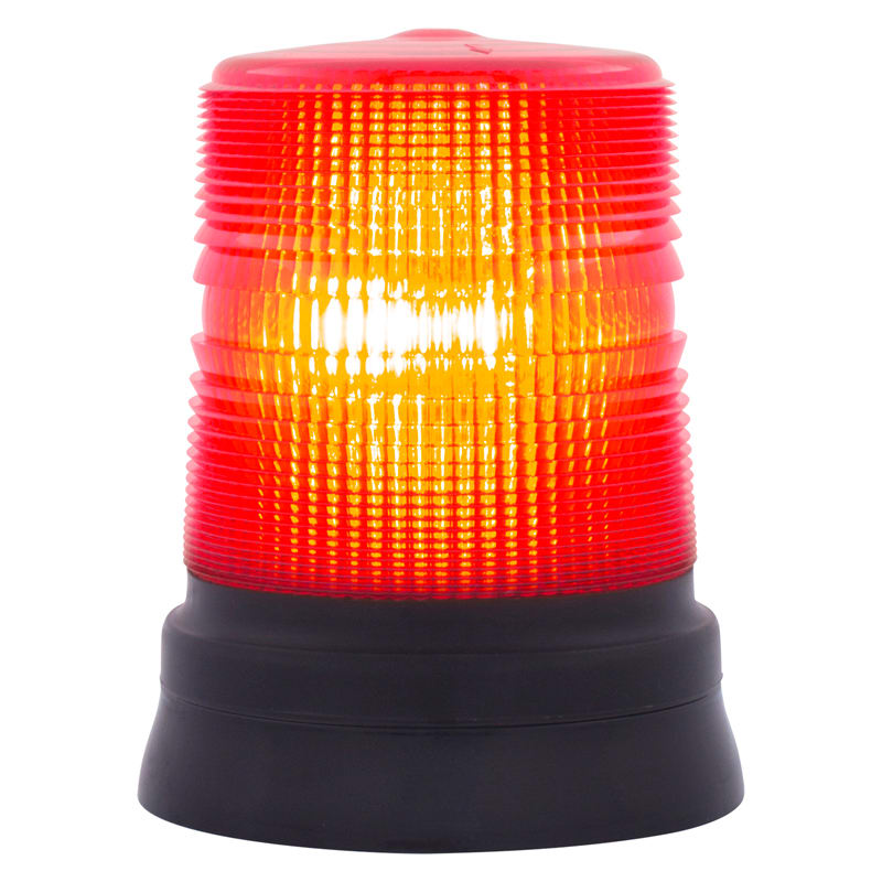 SIRENA - STR LED86 S, luce versione 86 led, luce verticale, IP65, V240AC, base piana NERA