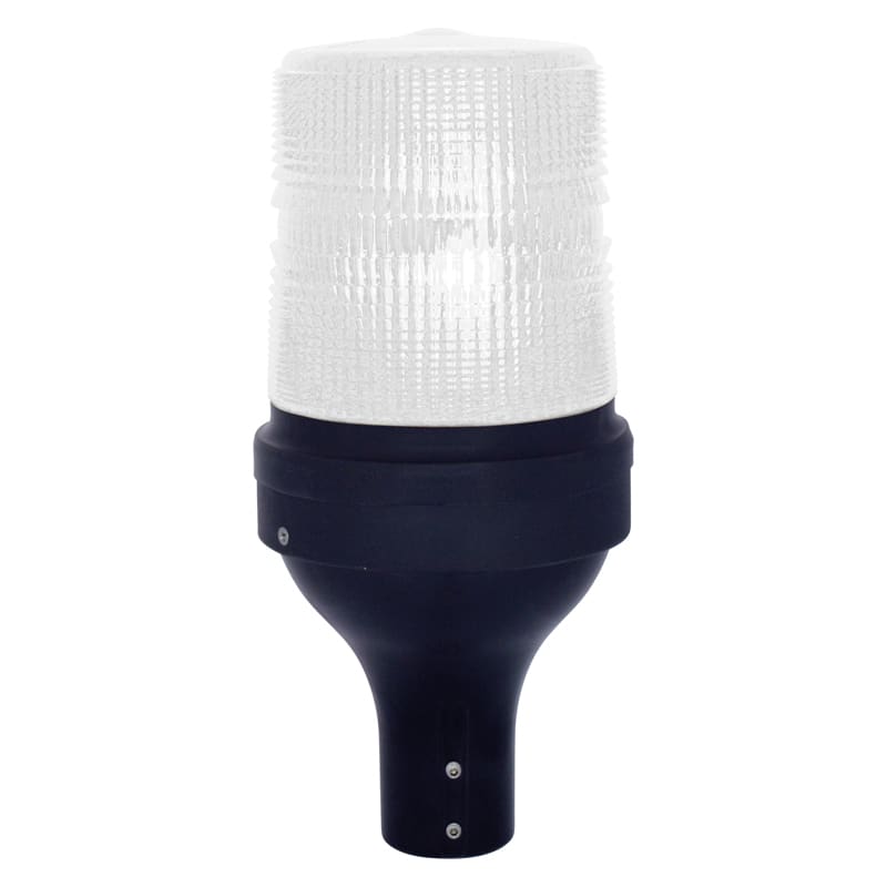 SIRENA - STR LED86 S, luce versione 86 led, luce verticale, IP65, V24ACDC, base asta NERA