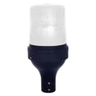 SIRENA - STR LED86 S, luce versione 86 led, luce verticale, IP65, V24ACDC, base asta NERA