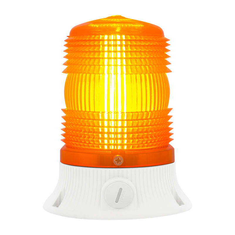 SIRENA - MNF LED : Luce a LED arancione multifunzione - fissa/flash/rotante - IP54 - V90/240AC