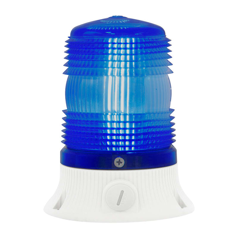 SIRENA - MNF LED : luce alta luminosit? LED blu - 3 tipi di flash  - IP54 - 12/24VACDC