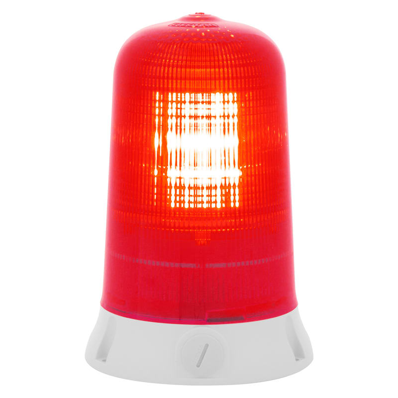 SIRENA - ROTALLARM S xeno ROSSO, luce a flash, luce allo xeno, IP65, V110AC, base GRIGIA