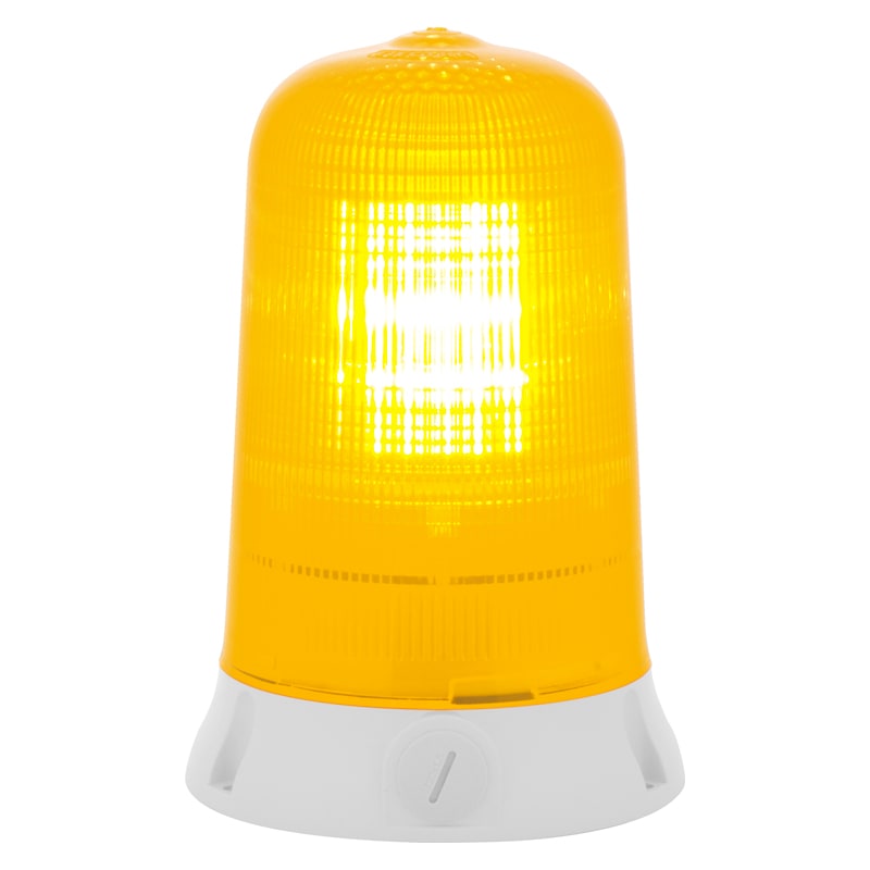 SIRENA - ROTALLARM S xeno GIALLO, luce a flash, luce allo xeno, IP65, V240AC, base GRIGIA