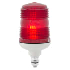 SIRENA - LUCE ROSSA lampada ad incandescenza luce fissa/lampeggiante IP54 base GRIGIA