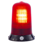 SIRENA - LUCE ROSSA lampada ad incandescenza luce fissa/lampeggiante IP65 base NERA