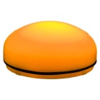 SIRENA - MLINE Dispositivo a LED ARANCIONE fissa/lampeggiante/strobo lente opalina IP66 multitensione