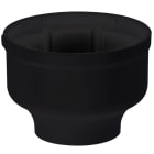 SIRENA - MLINE Base NERA per installazione su tubo filettato di 1*1/2 NPT V120/240 AC