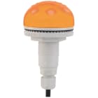 SIRENA - BUZZER LUMINOSO AD INCASSO P50 A LED 92DB IP65 ARANCIONE 12/24VCACC MULTIFUNZIONE P-C M12