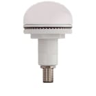 SIRENA - BUZZER LUMINOSO AD INCASSO P50 A LED 92DB IP65 BIANCO 12/24VCACC MULTIFUNZIONE CONTATTO RAPIDO