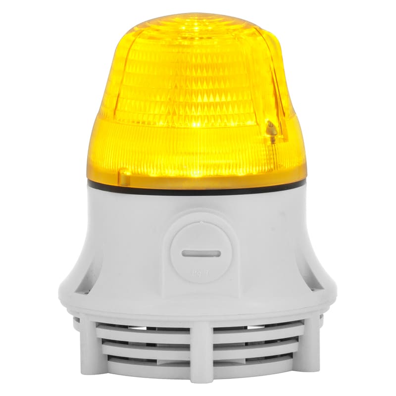 SIRENA - MICROLAMP segnalazione macchina luce a scarica di xenon suono intermittente 80db IP30