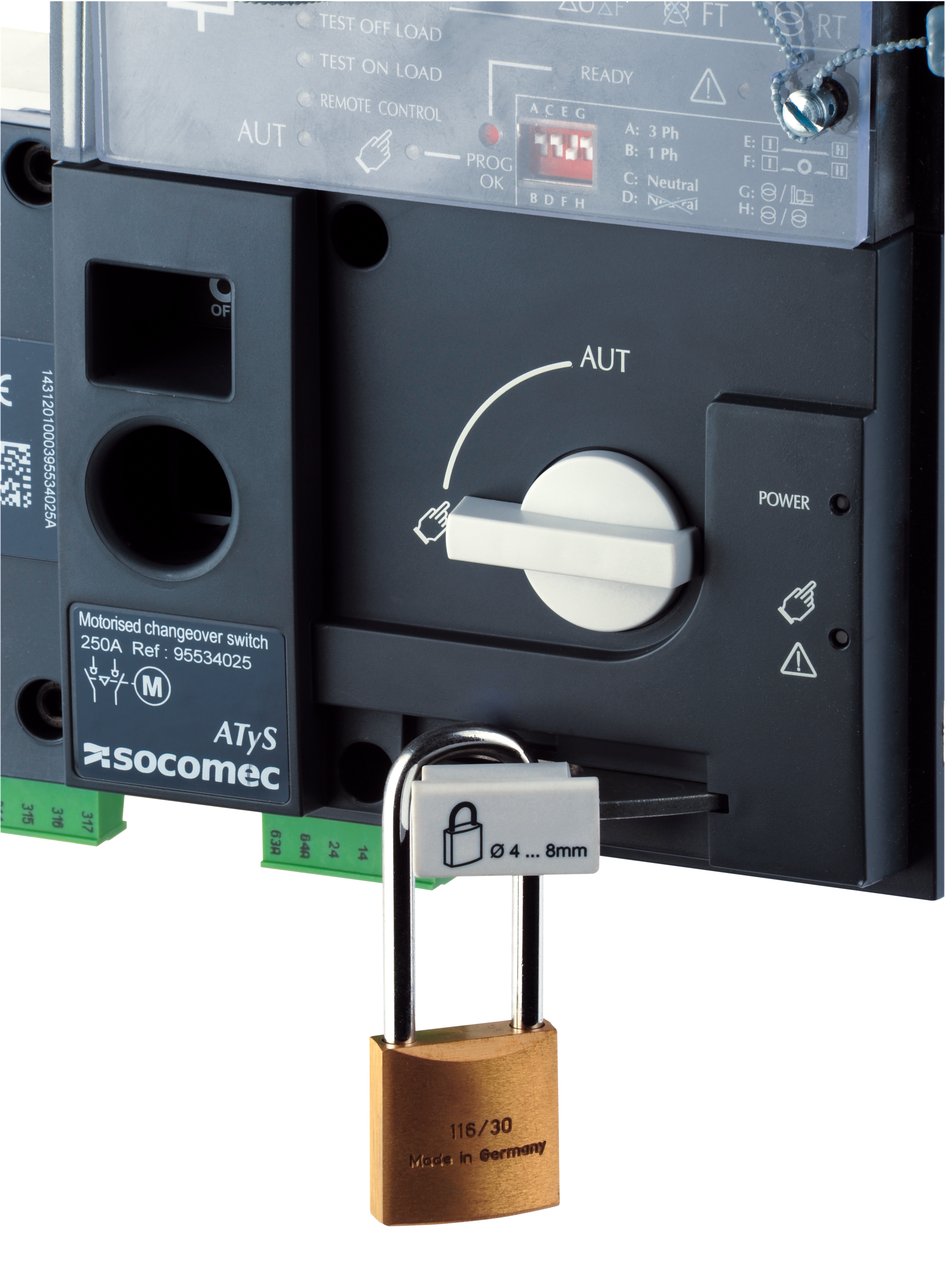 SOCOMEC ELETTROTECNICA - CONVERTITORE 24VDC/230VAC ATYS 125-1800A