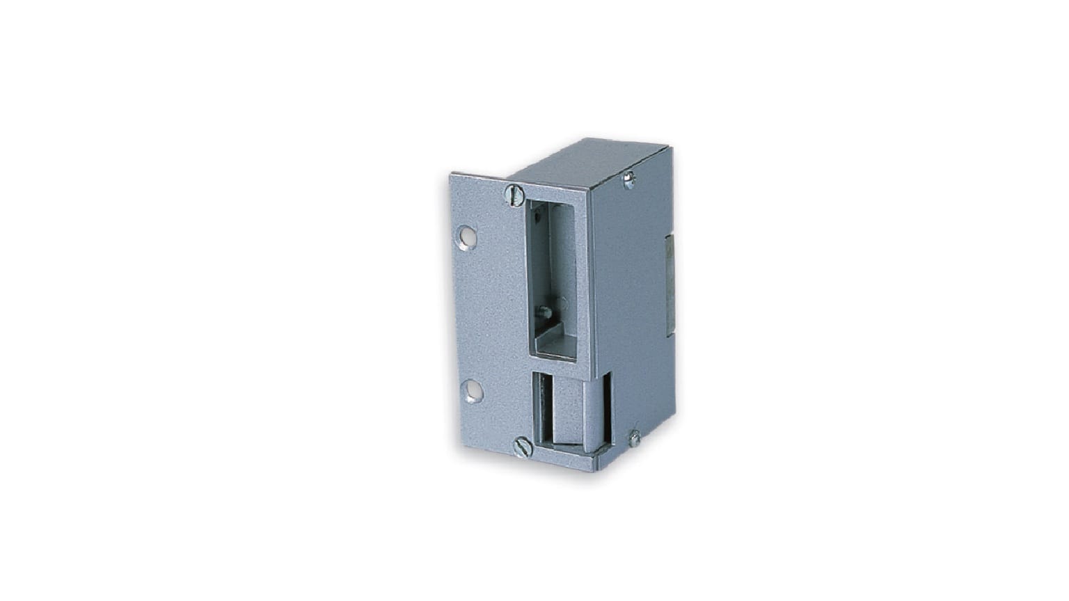 CDVI - Incontro elettrico applicabile reversibile asimmetrico ref F0506000001. Bocchetta 90 mm orizzontale 12 Vac