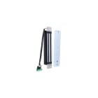 CDVI - V3ER fermo elettromagnetico da incasso con ritenuta 300 kg, sensore di stato e reed, 12/24 vdc