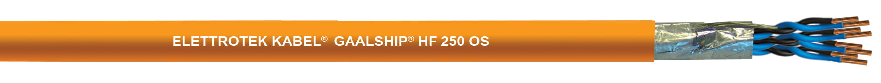 ELETTROTEK KABEL - MARINE HF 250 OS ORANGE 1X2X0.75