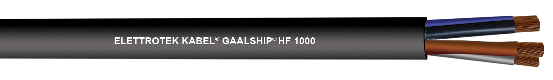 ELETTROTEK KABEL - MARINE HF 1000 BLACK 2X2.5