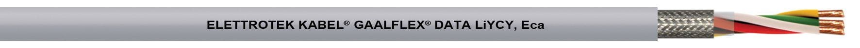 ELETTROTEK KABEL - DATA LIYCY GREY 2X1.00 DIN