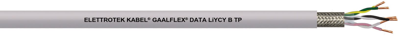 ELETTROTEK KABEL - DATA LIYCY(B)TP GREY 2X2X0.25 DIN RING10