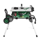 HIKOKI POWER TOOLS - Sega da banco 1500W, lama Diametro 255mm, freno elettronico, soft start, supporto con ruote incluso