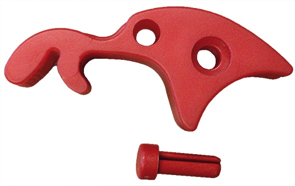 F.A.C.A.L. - GANCIO ROSSO SIC. PEDANA QUADRA C/PERNO