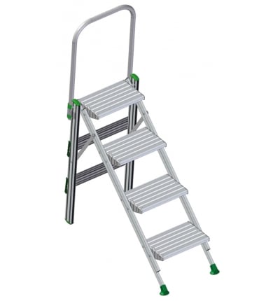 F.A.C.A.L. - SGABELLO PLIO A 4 GRADINI C/MANIGLIONE