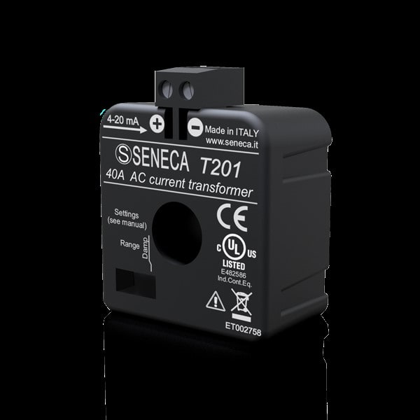 SENECA - TRASF COR 0-40A(AC)/4-20MA 8 SC D12MM