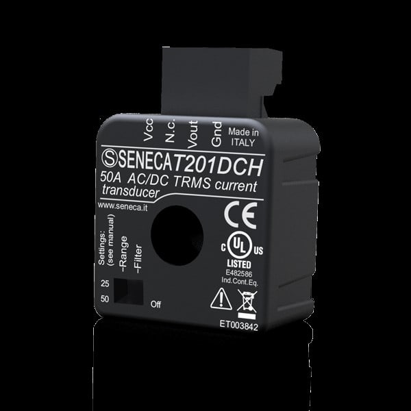 SENECA - TRASF HALL 0-25-50(AC/DC)/0-10V D12MM