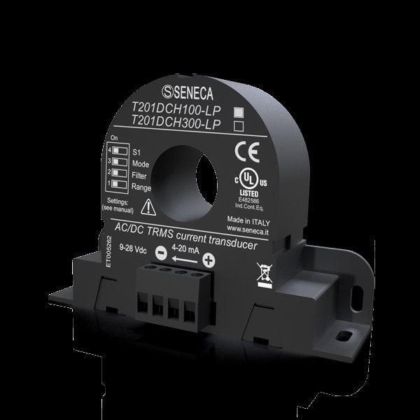 SENECA - TRASF. AC/DC (100 A) HALL TRMS 4..20 MA