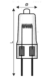 WIMEX - UV-S BISP.GY6.35 24V 50W
