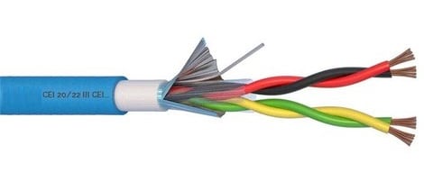 STS ELETTRONICA - CAVO BUS BARRIERE SEGNALE RS485 2X2XAWG2