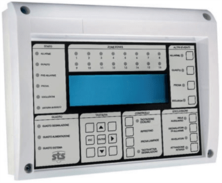 STS ELETTRONICA - PANNELLO REMOTO PER CENTRALI FUGXXP/FUOX