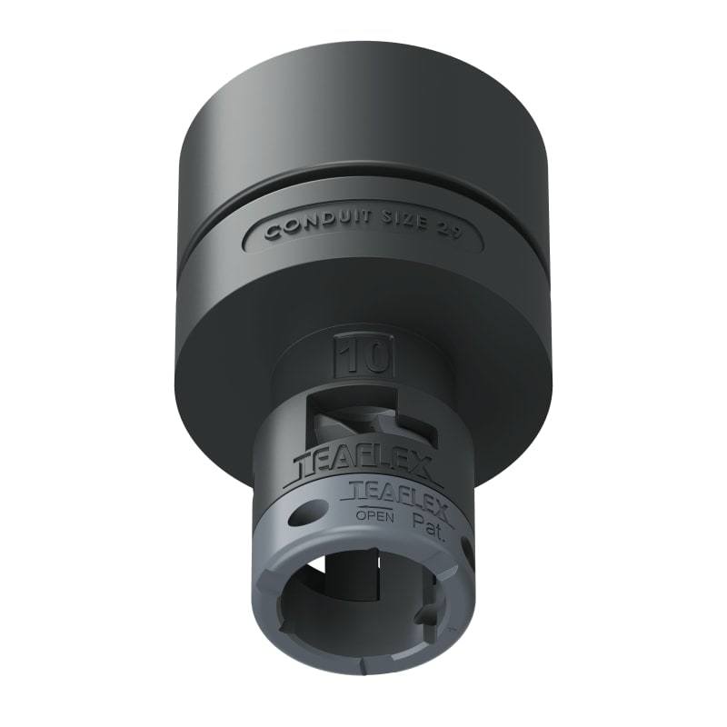 TEAFLEX - RACC.ADATTATORE NERO IP66 2910