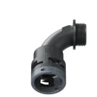 TEAFLEX - CURVA 90 IP66 BN23   3/4' NERO