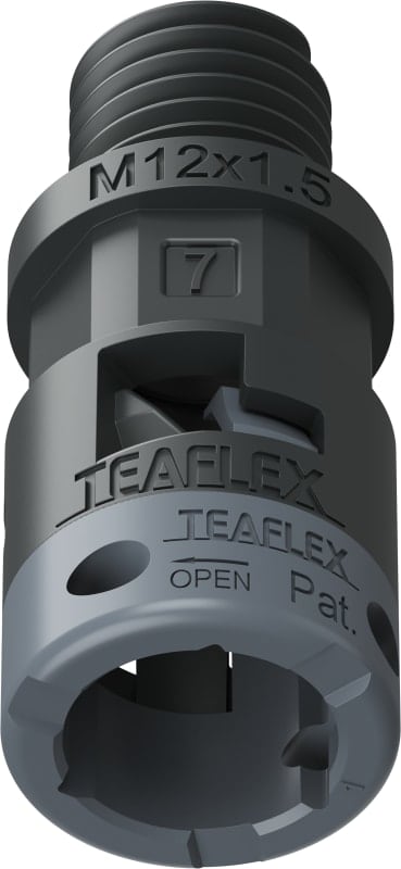 TEAFLEX - RACC.NERO   IP66 SM07  M12X1,5