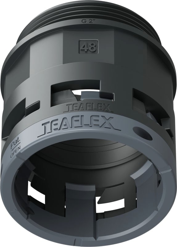 TEAFLEX - RACC. NERO   IP66 SM48 G2'