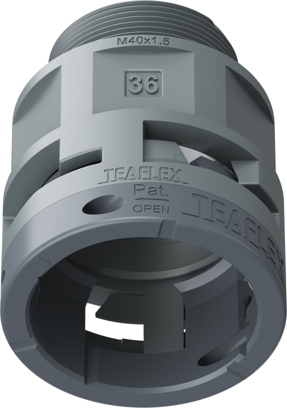 TEAFLEX - RACC.GRIGIO IP66 SM36  M40X1,5