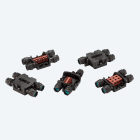 TECHNO - KIT Scatola di derivazione 4 vie 8p Vite D6-13.5 IP66/IP68