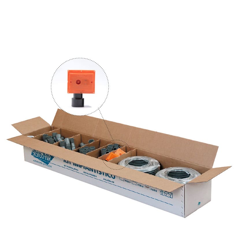 SISTEM AIR - KIT IMPIANTISTICO 5 PUNTI PRESA