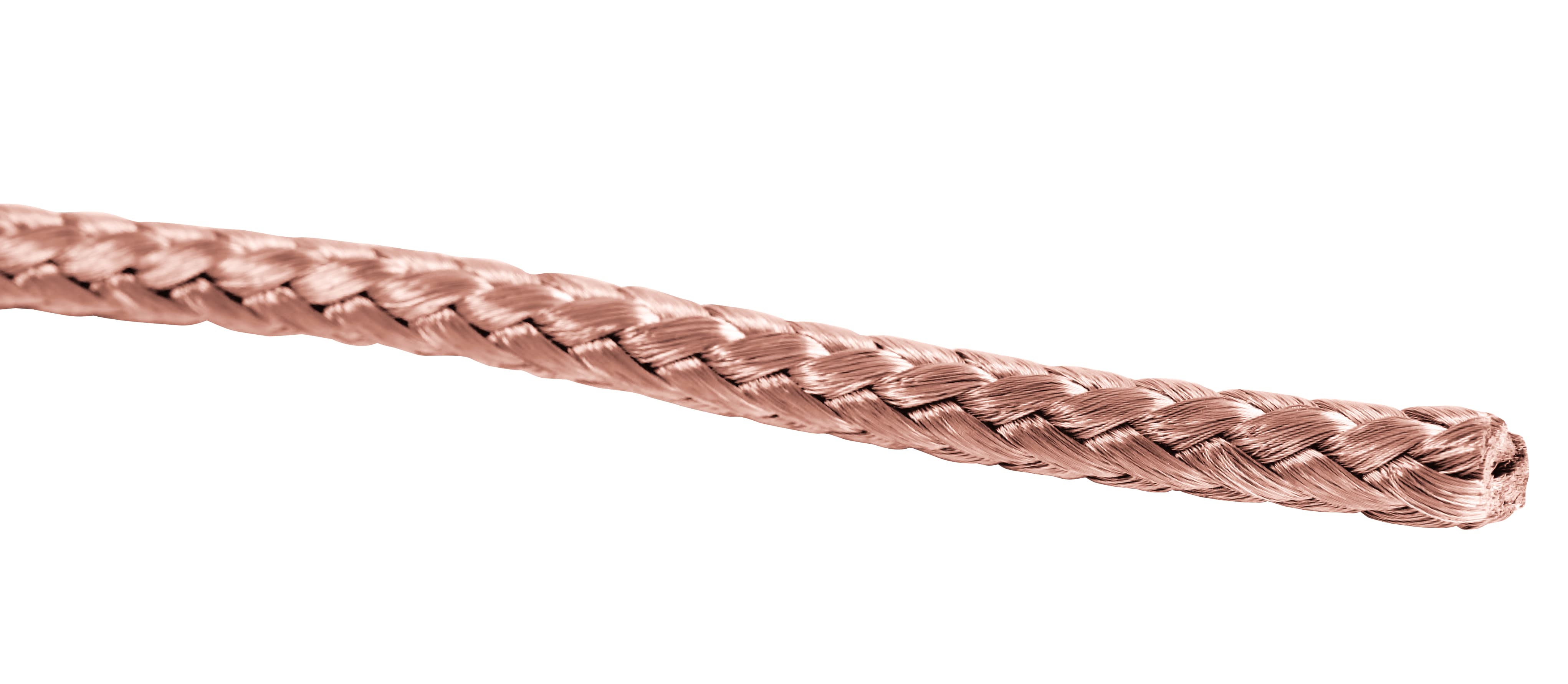 TEKNOMEGA - Treccia tonda rame rosso 6mmq lunghezza 50m.
