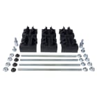 TEKNOMEGA - Kit di supporti per barra trifase da 10mm UL.