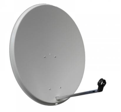 TELEVES - Parabola offset 750 in acciaio grigio 37,5dbi 1U.