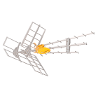 TELEVES - Antenna DAT Boss Mix C5-12/21-60 G36/45 UHF, 1mo Dividendo Digitale LTE790.