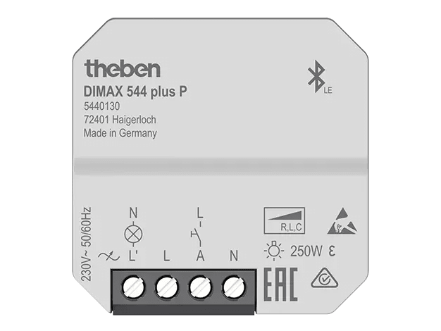 THEBEN - Dimmer universale UP, funzionamento tramite app