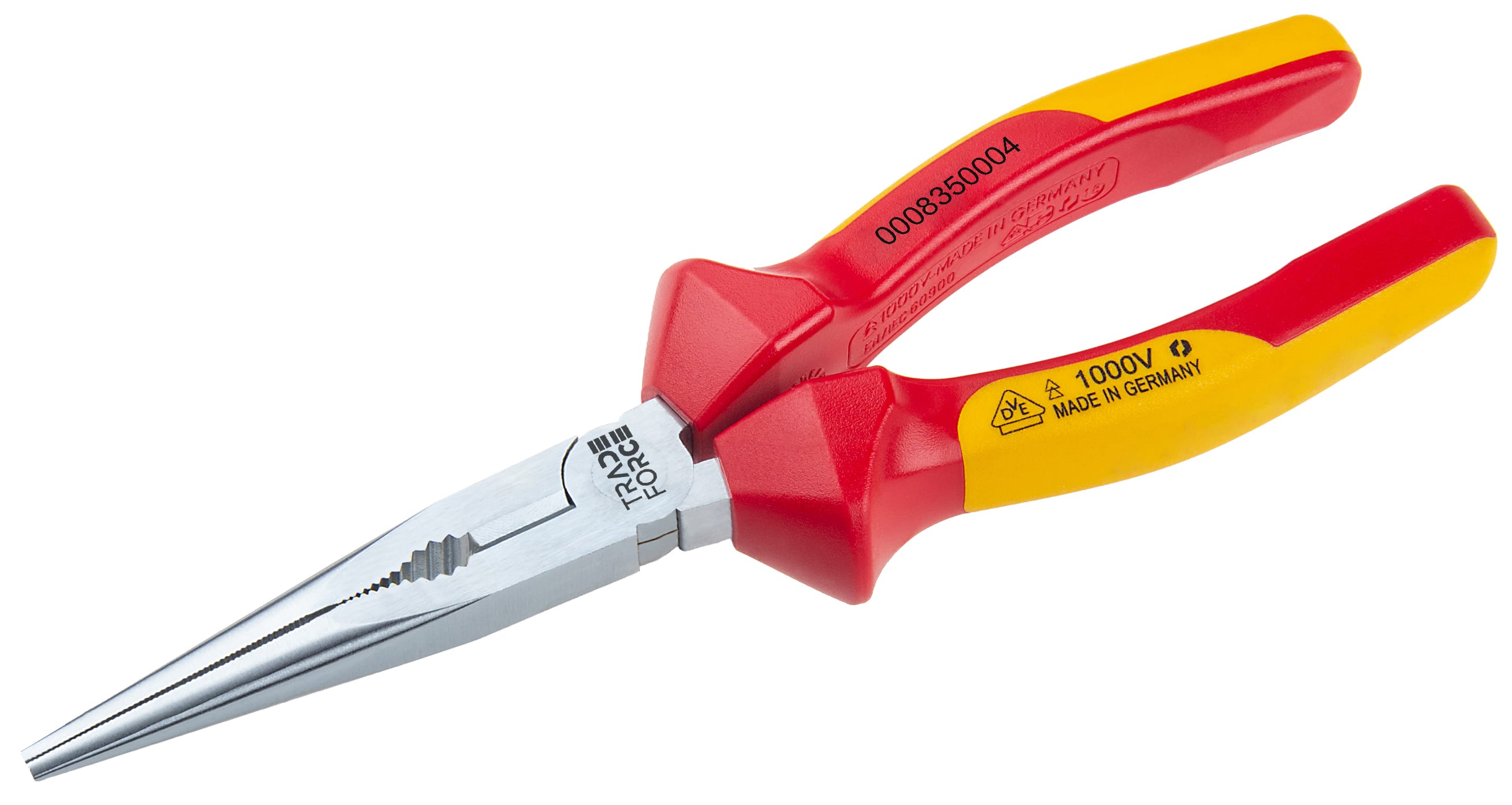 TRADEFORCE - Pinza isolata a becchi mezzitondi diritti 200mm