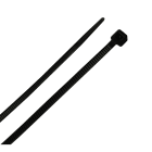 TRADEFORCE - Fascetta nera 100 x 2,5 100 pezzi