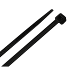 TRADEFORCE - Fascetta resistente uv 300 x 4,8 nera 100 pezzi ideale per esterno