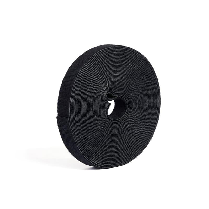 TRADEFORCE - Fascetta a velcro 10 metri x 20mm nera