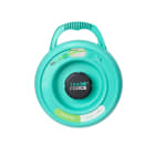 TRADEFORCE - Sonda monofilo in polietilene, Lunghezza 15m, Diametro 3mm, Verde, Dispenser Portatile e Facile da Riavvolgere