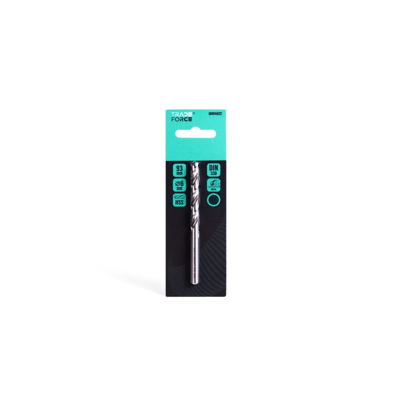 TRADEFORCE - Punta per metallo hss 6 mm