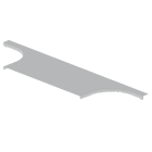 UNEX - Coperchio derivazione T grigio RAL7035 600 in U23X